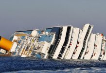 32 kişinin yaşamını yitirdiği Costa Concordia faciasından sorumlu tutulan kaptana 16 yıl hapis