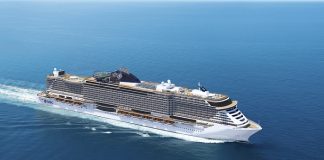 MSC Cruises’un Seaside sınıfı olan ikinci gemisi MSC Seaview suya indi