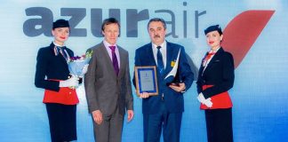 AZUR Air, bir kez daha “Yılın En İyi Charter Havayolu” seçildi