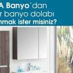 ORKA Banyo’dan şık bir banyo dolabı kazanma fırsatı