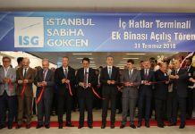 Sabiha Gökçen Havalimanı’nın yeni terminal binası hizmete açıldı