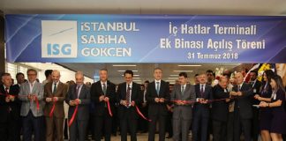 Sabiha Gökçen Havalimanı’nın yeni terminal binası hizmete açıldı