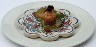 Troya Tatlısı, Matbah Restaurant menüsünde