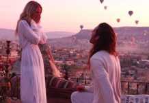 Ünlü fotoğrafçı evlenme teklifi için Kapadokya’yı seçti