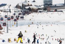 Kayak merkezleri yarıyıl tatilini dolu dolu geçirdi