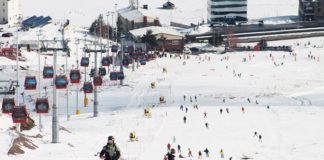 Kayak merkezleri yarıyıl tatilini dolu dolu geçirdi