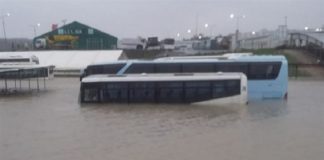 İstanbul Havalimanı’nın şantiye alanı sular altında kaldı!