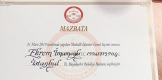 Ekrem İmamoğlu mazbatasını aldı!