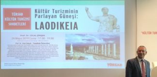 TÜRSAB Kültür Turizmi sohbetlerinde Laodikeia TÜRSAB Kültür Turizmi Sohbetlerinde Anadolu İnsanının Kurduğu Şehir Laodikeia Tartışıldı