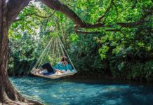 Kamp tutkunlarına modern hamak