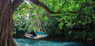 Kamp tutkunlarına modern hamak