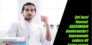 Şef Jozef Youssef, 40 özel davetliye sunum için #GASCONFAIR’e geliyor! Şef Jozef Youssef, GASCONFAIR Konferanslar’ı kapsamında Türkiye’ye geliyor.