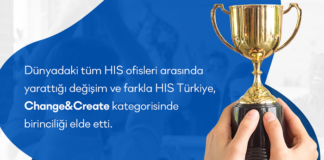 HIS Türkiye yarattığı fark ve değişimle birinci sırada
