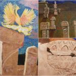 Ressam Sedef Yavuzalp eserleriyle Göbeklitepe Turizm Fuarı’nda