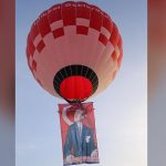 Türkiye’nin ‘yerli ve milli’ ilk sıcak hava balonu 19 Mayıs’ı gökyüzünde kutladı