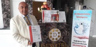 Tekirdağ Des Otel “Güvenli Turizm Sertifikası” ile yeni döneme hazır