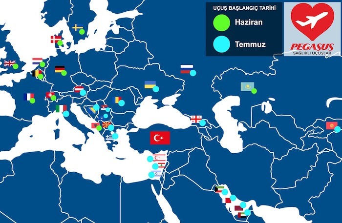 Pegasus yurt d ucu lar n n guncel program n ac klad Turizm Gunlu u