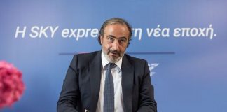 SKY Express CEO’su Grylos: Pandemi şartlarına rağmen yatırımlarımız planlandığı gibi ilerliyor Sky Express CEO Ioannis Grylos