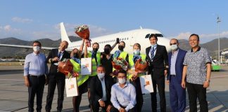 Alanya’ya ilk uçuşu gerçekleştirdi: Haftada üç kez uçacak