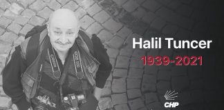 CHP’den Halil Tuncer için başsağlığı mesajı