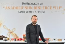 Şef Ömür Akkor ile canlı yemek sergisi Üsküdar’da