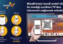 Otel misafirleriniz Nevotek ile içeriklerini kesintisiz izlesin