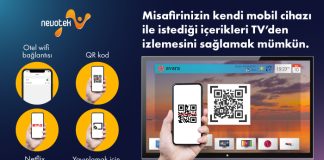 Otel misafirleriniz Nevotek ile içeriklerini kesintisiz izlesin