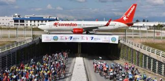 Corendon Airlines uçağı, bir kez daha Tour of Antalya’nın simge fotoğrafında