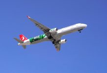 THY’nin sürdürülebilirlik temalı uçağı göklerde