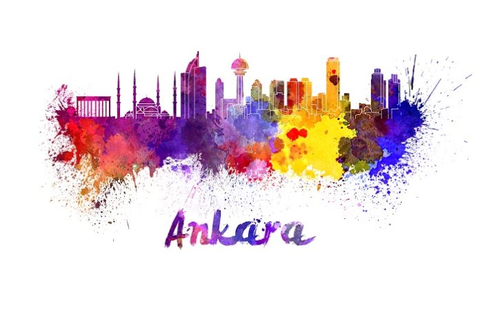 Ankara skyline in watercolor Ankara’da Farklılıkları ile Akılda Kalan 5 Mekan