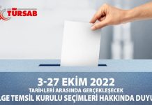 Bölge Temsil Kurulu seçim tarihleri belli oldu