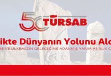 TÜRSAB,12 bini aşkın üyesiyle dünyada ikinci büyük meslek örgütü Türkiye Seyahat Acentaları Birliği (TÜRSAB) 50 Yaşında!