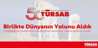 TÜRSAB,12 bini aşkın üyesiyle dünyada ikinci büyük meslek örgütü Türkiye Seyahat Acentaları Birliği (TÜRSAB) 50 Yaşında!