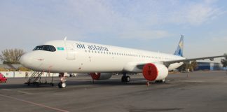 Air Astana dokuzuncu Airbus A321LR uçağını teslim aldı Air Astana dokuzuncu Airbus