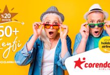 Corendon Airlines ile 50+ keyfi