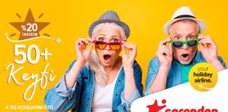 Corendon Airlines ile 50+ keyfi