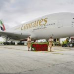 Emirates amiral gemisi ilk seferini gerçekleştirdi