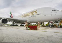 Emirates amiral gemisi ilk seferini gerçekleştirdi