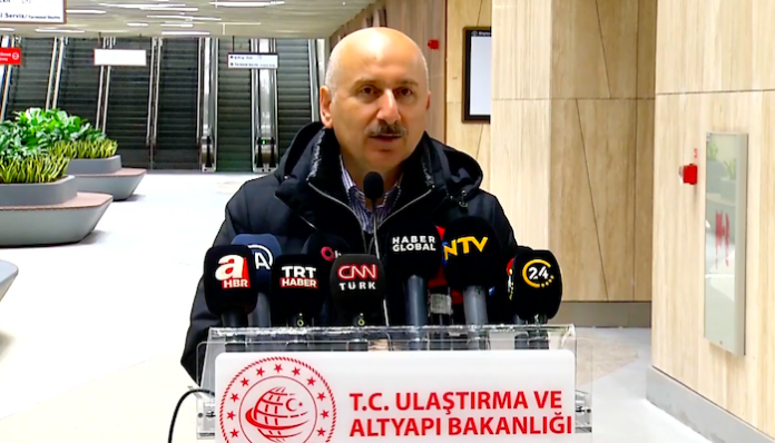 Bakan Adil Karaismailoğlu İstanbul Havalimanı metrosu tarih İstanbul Havalimanı metrosu