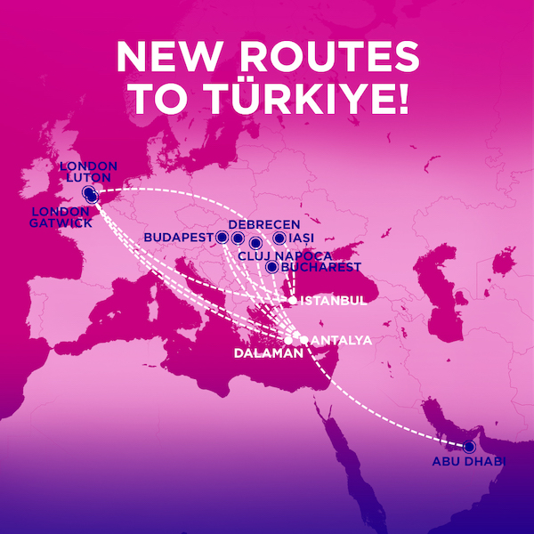 Wizz Air Turkey New Routes