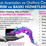 Katalog, afiş, broşür tasarımı ve baskı hizmetlerimiz Afiş ve broşür tasarımı.