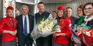 Bir yıllık anlaşma kapsamında ilk uçuş gerçekleşti Bir yıllık anlaşma kapsamında ilk uçuş gerçekleşti