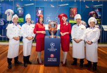 UEFA Şampiyonlar Ligi Finalleri Sergisi İstanbul Havalimanı’nda açıldı