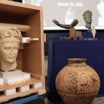 ABD’de ele geçirilen 12 tarihi eser Türk yetkililere iade edildi