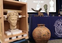 ABD’de ele geçirilen 12 tarihi eser Türk yetkililere iade edildi