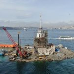 Kız Kulesi’nin yeni kubbesi ortaya çıktı Yeni Kız Kulesi /