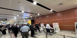 Sabiha Gökçen Havalimanı’nda oy kullanma işlemi devam ediyor