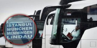 Avrupa’ya uçak bileti alamayan otobüsle gidiyor