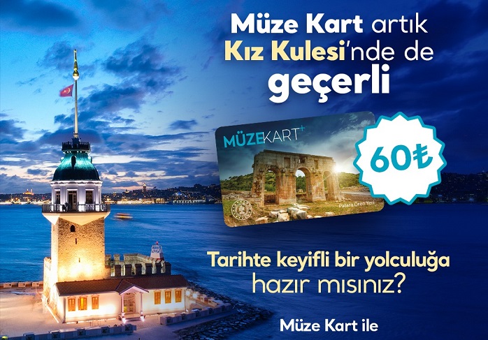 Müze Kart Artık Kız Kulesi'nde de Geçerli