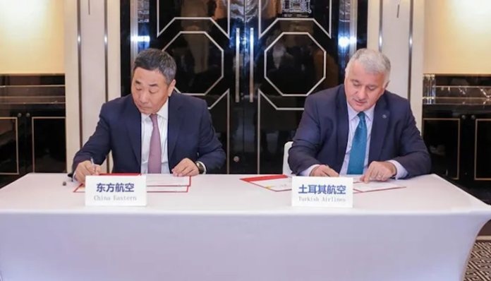THY China Eastren Airways işbirliği kopyası THY'den Yeni İşbirliği Anlaşması